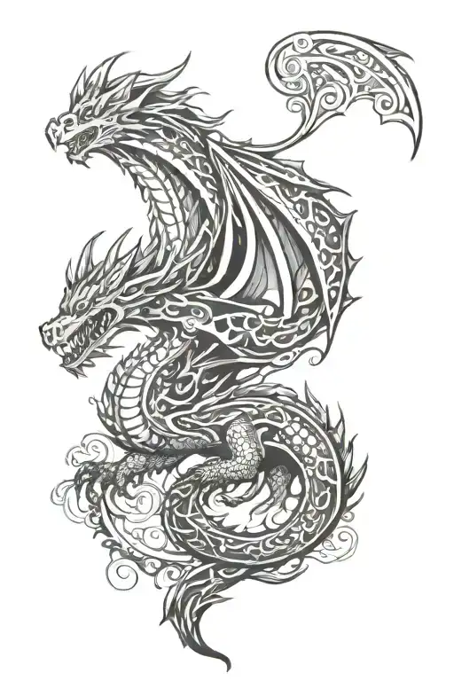 Nordic Dragon Flying