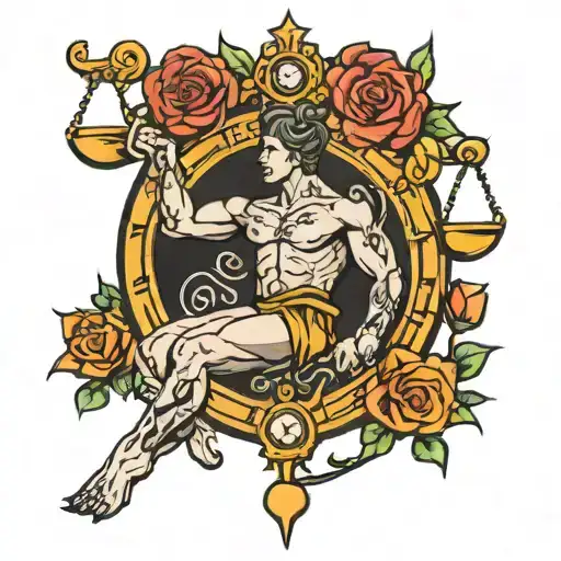 Pieces And Libra Being Held Up By Taurus Zodiac Sign