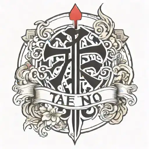 Writing Of The Word Tae