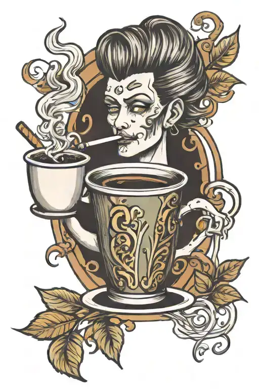 Cigarette And Coffee
