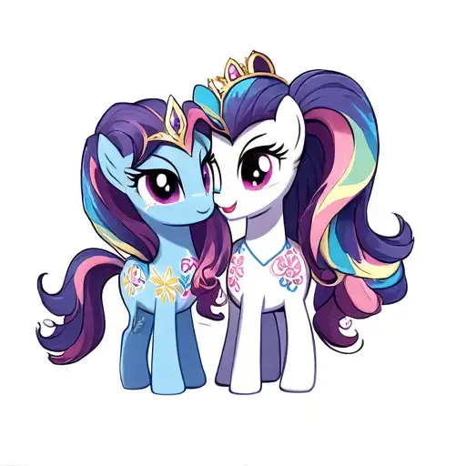 Princess Cadence And Her Daughter Flurryheart