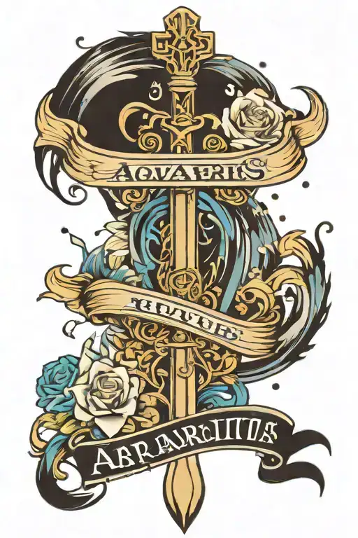 Oar With The Aquarius Sign Incorporated