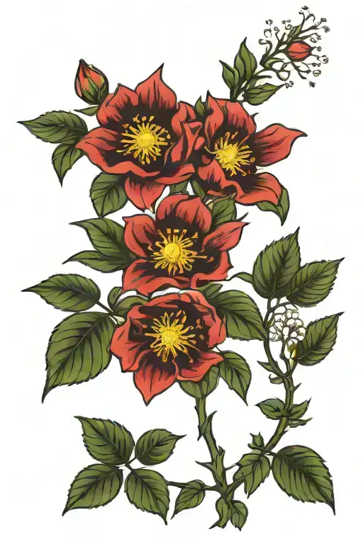 July Birth Flower And May Birthflower