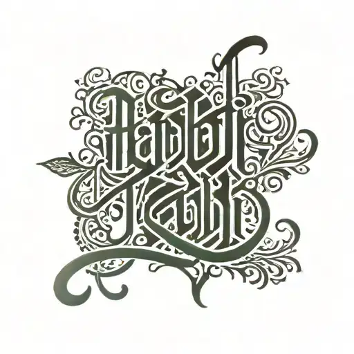 Habibi In Arabic Text