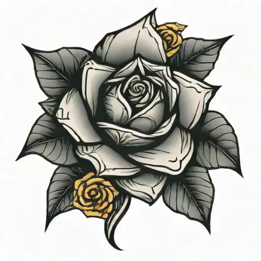 Origami Rose With Chain