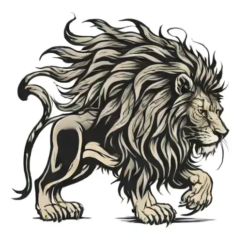 Lion And Representing My Family