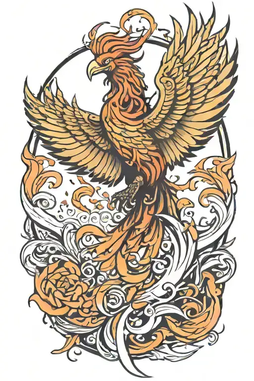 Phoenix Taking Off From A Spark