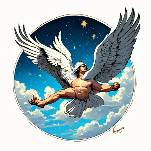 Icarus Falling From Sky