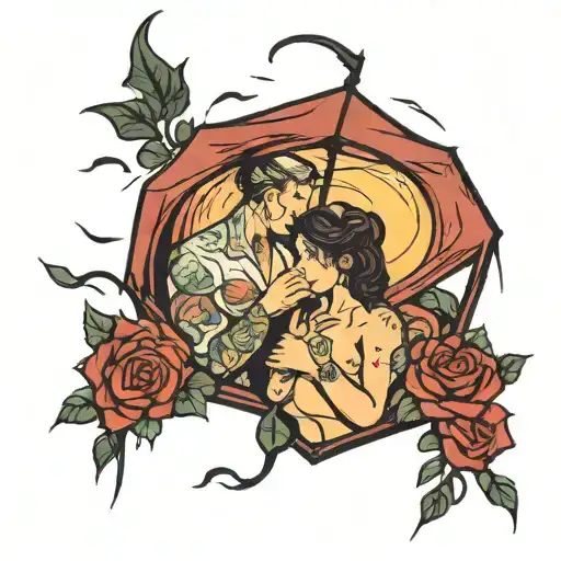 Inside With My Mom Watching The Rain Framed