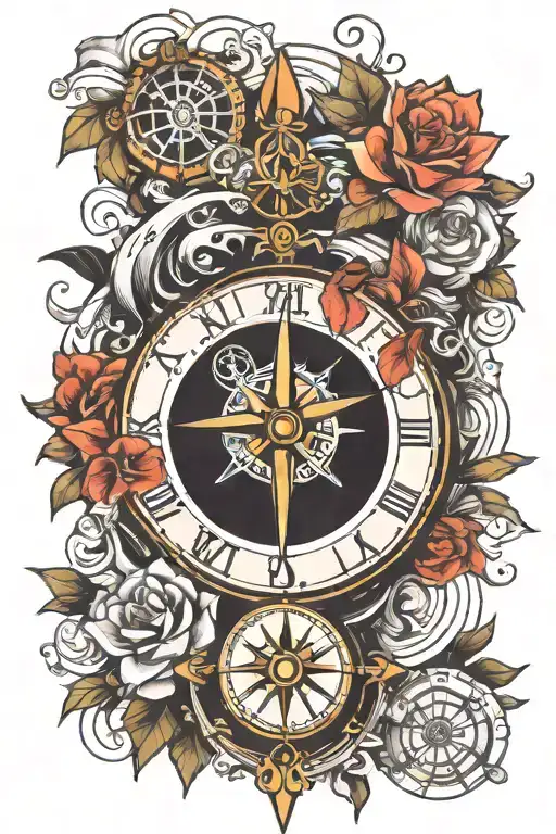 Compass And Clock