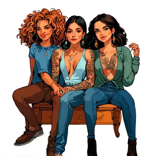 Friends Cast Sitting