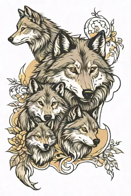 Wolf Family 5
