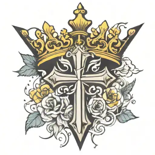 Cross With Crown