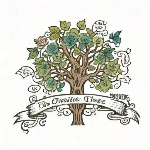 Family Tree With Date Of Births And Names