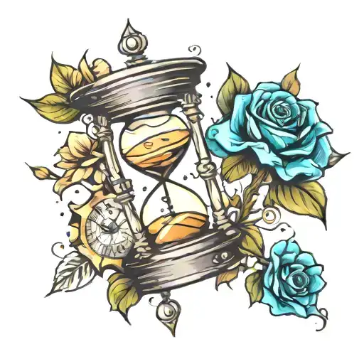 Hourglass Clock Time I Reincarnated