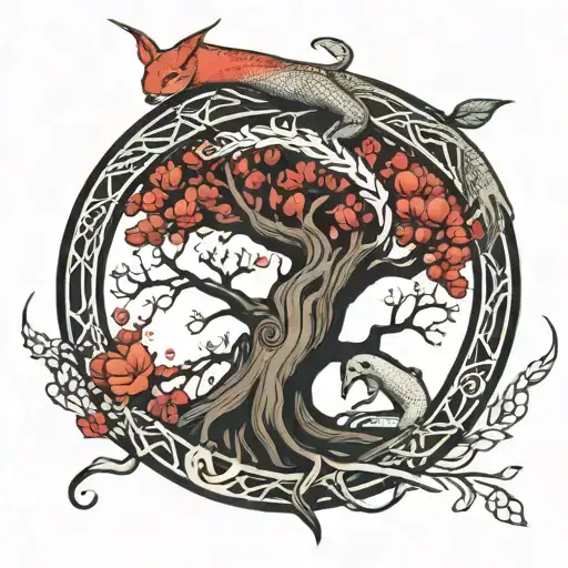 Ouroboros Around Tree Of Life