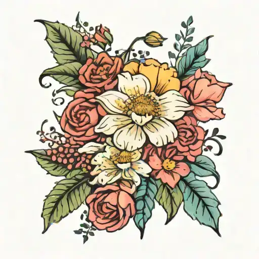 Birth Flower Bouquet