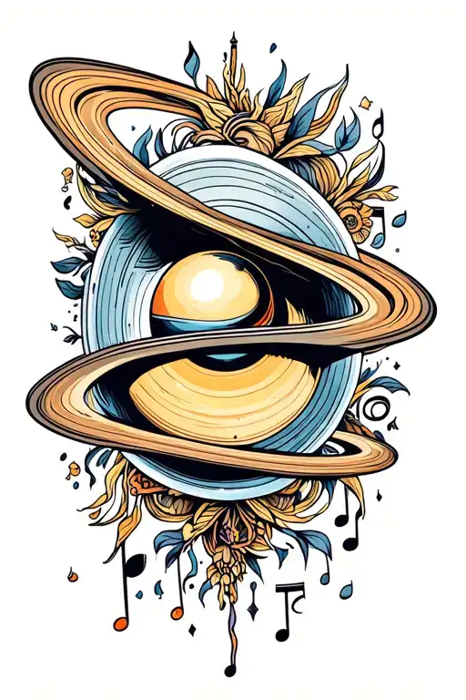 Saturn And Adele Music Inspired