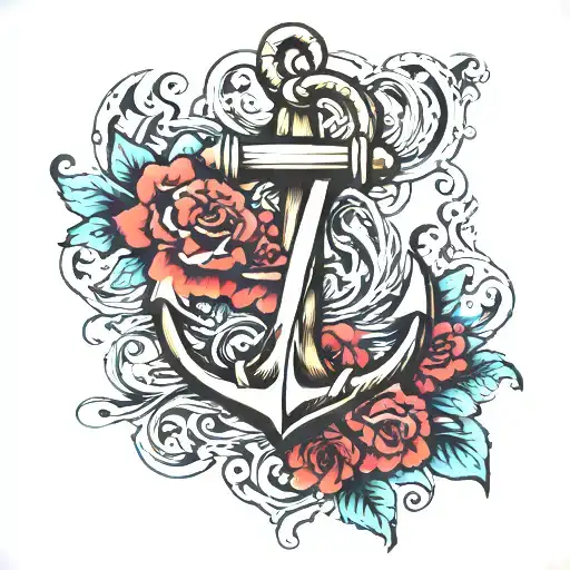 Anchor That Pierced The Body