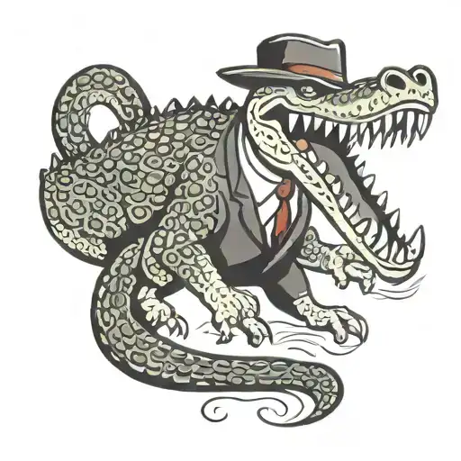 A Crocodile Humping A Dog