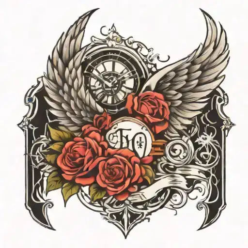 For Wing Outer Sleeve With Roman Numerals Inside