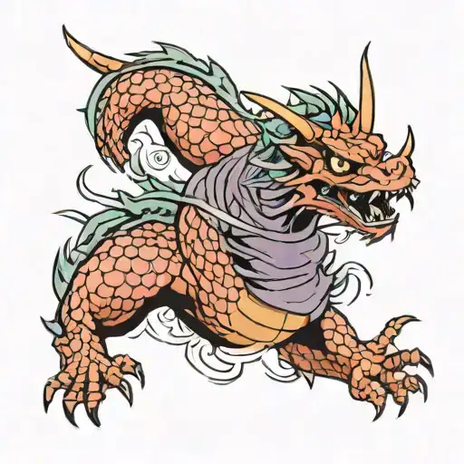 Yu Yu Hakusho Hiei's Dragon
