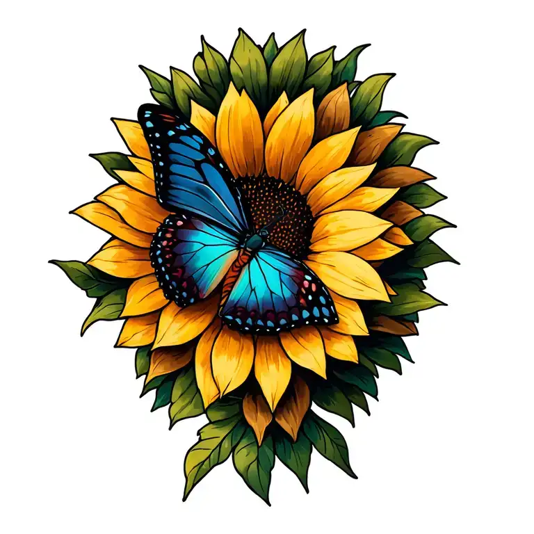 Sunflower Butterfly