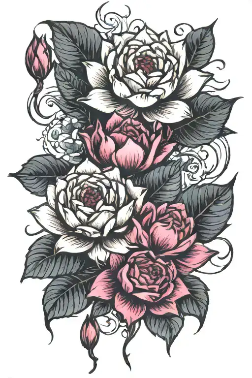 Roses And Lotus Dark Side