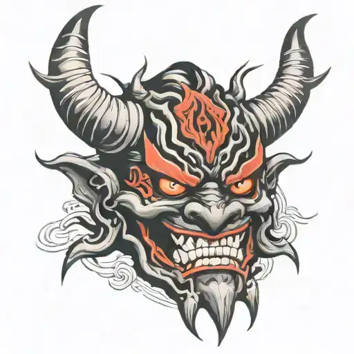 Oni Demon Mask
