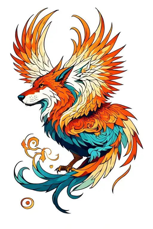 Phoenix And Wolf