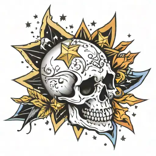 Skull And Stars