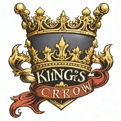 Kings Crown Name Written