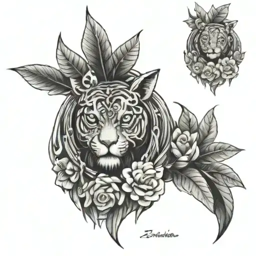 3D Tattoo On The Whole Brush