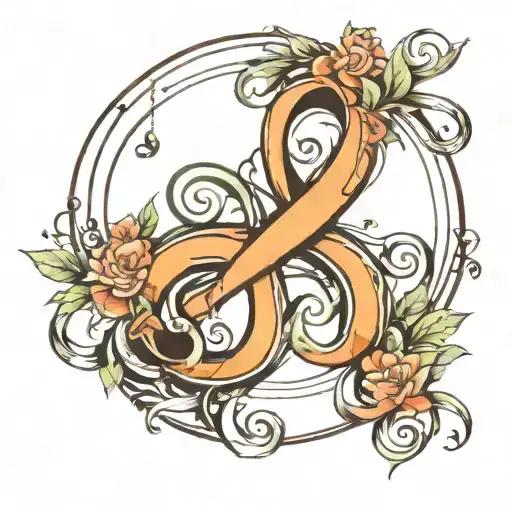 Infinity Symbol With Music Note