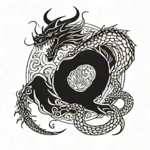 48 With Dragon Wrapped