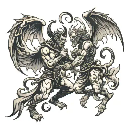 Battle Between Good And Evil