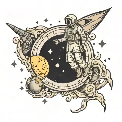 Man Shot To The Moon