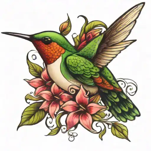 Hummingbird Symbolizing Sisterly