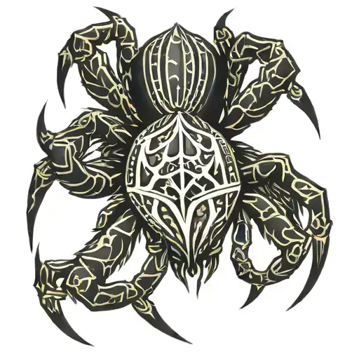Tribal Spider