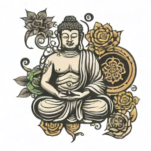 Buddha With Coins