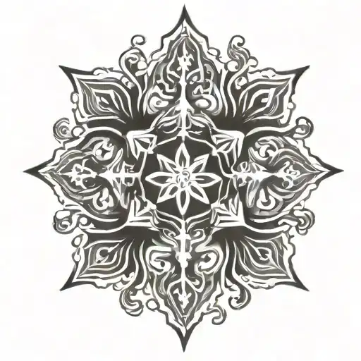 Snowflake In The Middle Of A Sun