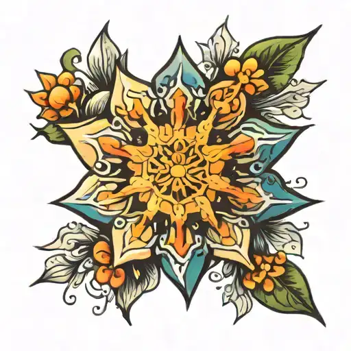 Snowflake In The Middle Of A Summer Sun