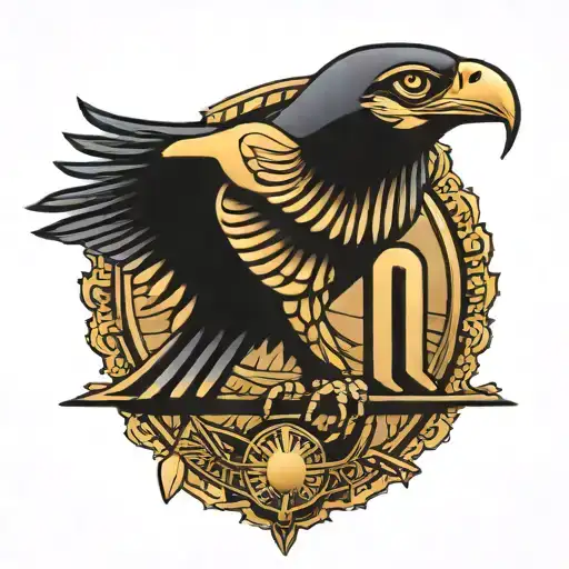 Egyptian Horus M Letter