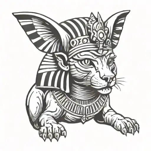 Egyptian Bahmutt God