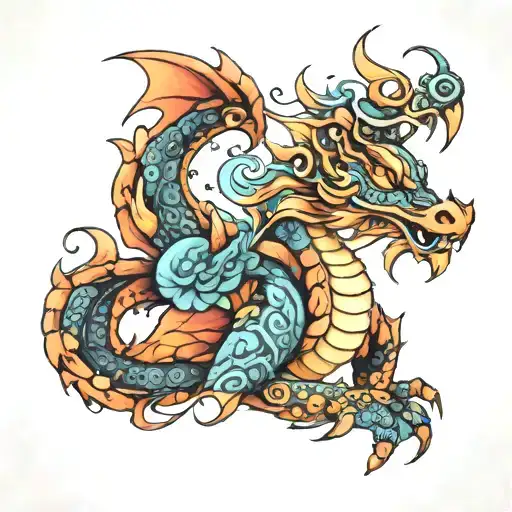 Feminine Dragon Spiritual Protector