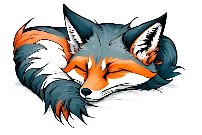 Fox Sleeping