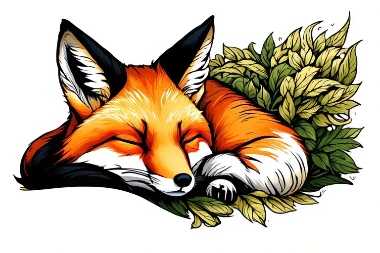 Fox Sleeping