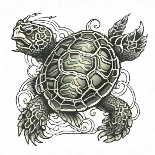 Shellback Turtle Cut Away Biomechanical