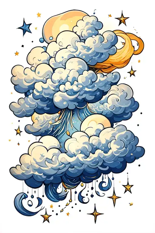 Cloud And Stars