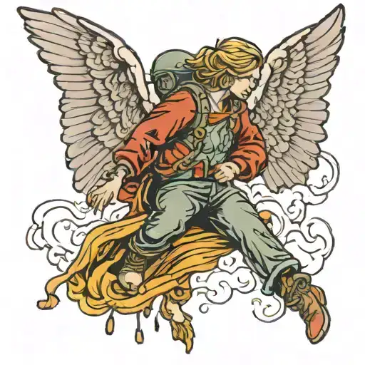 Angel With Parachute